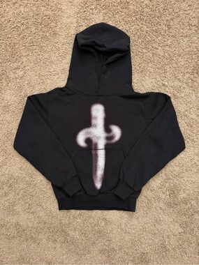 RARE Drake x 21 Savage 2023 “It’s all a blur” Tour Hoodie Dagger Graphic Small